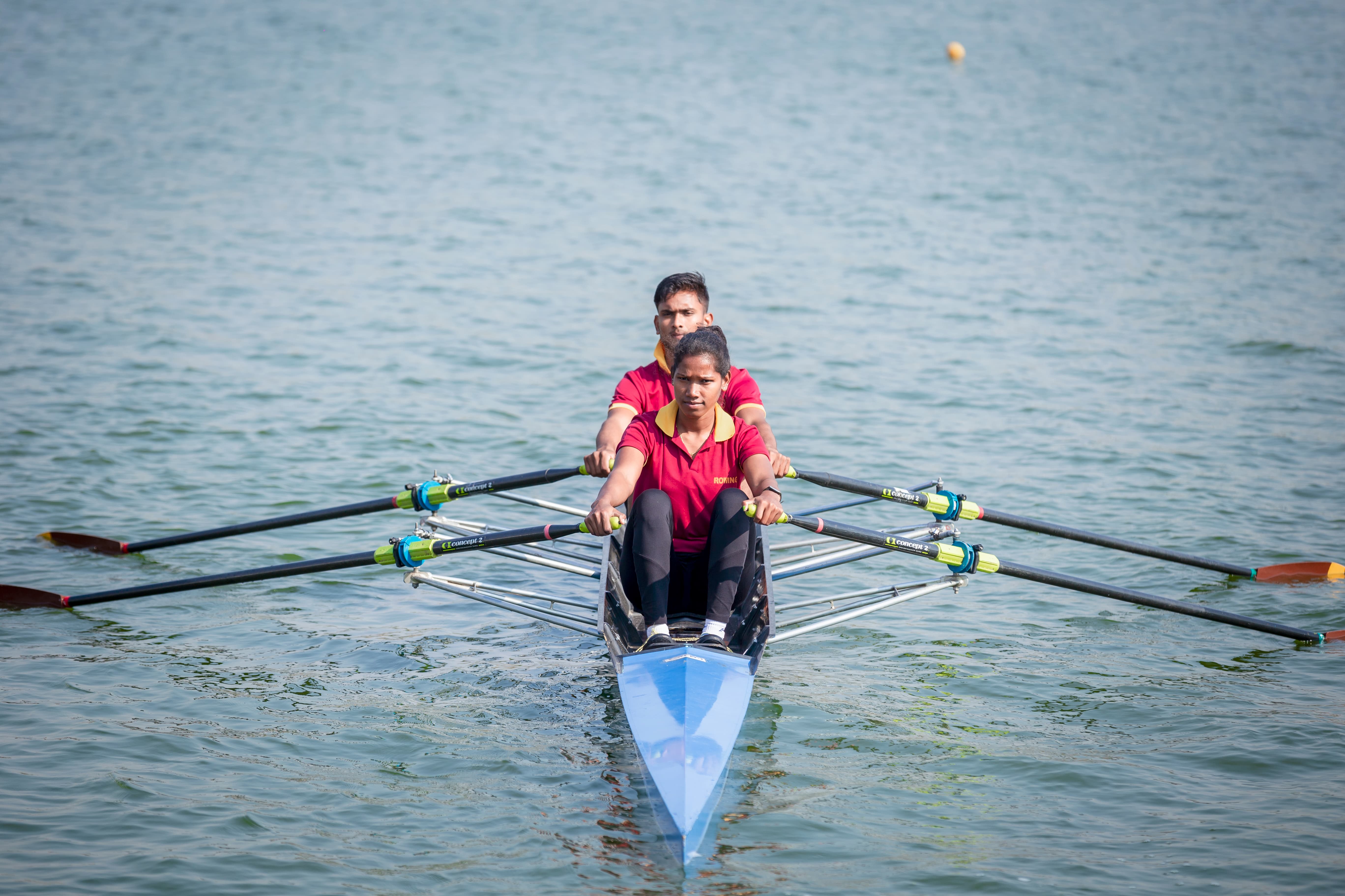 Double Scull Close Up